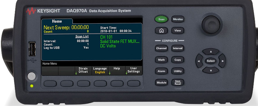KEYSIGHT DAQ970A数据采集系统