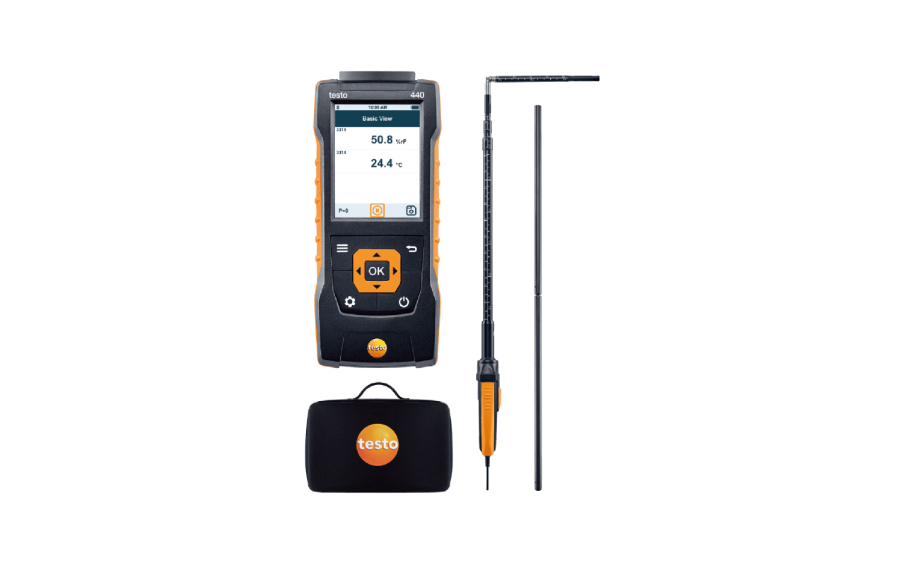 testo 440 “延展” 热线风速测量套装