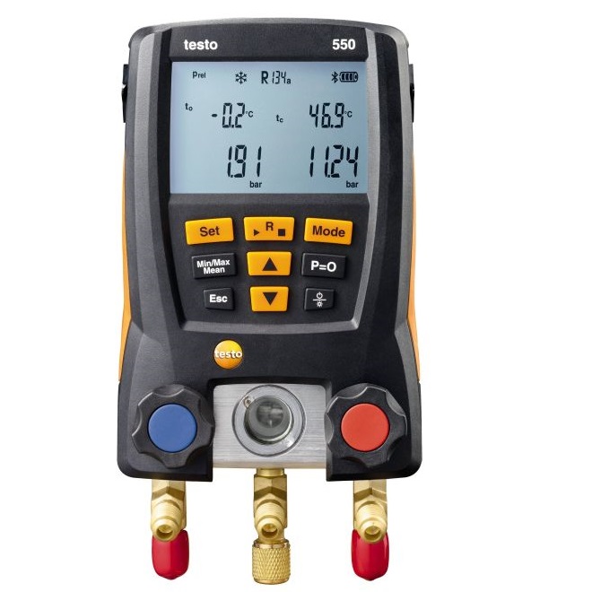 德国德图TESTO 智能基础级电子冷媒表组 testo 550 - 订货号  0