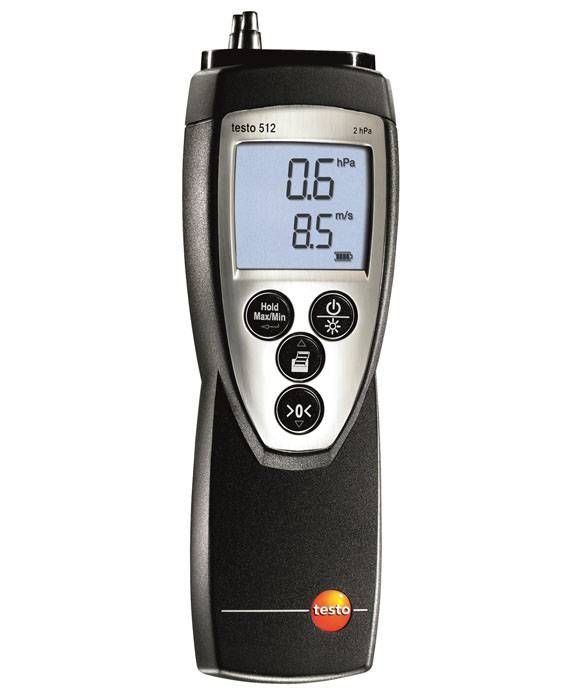 testo 512 - 差压测量仪，0~20hPa，订货号  510999 51