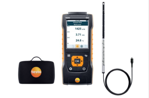 testo 440 标准有线连接热线风速套装 订货号  510595 4001